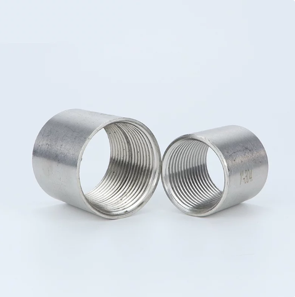 Stainless Steel Pipe Coupling 304 316L Female Threaded Coupling BSP NPT ISO CE SGS Factory Direct