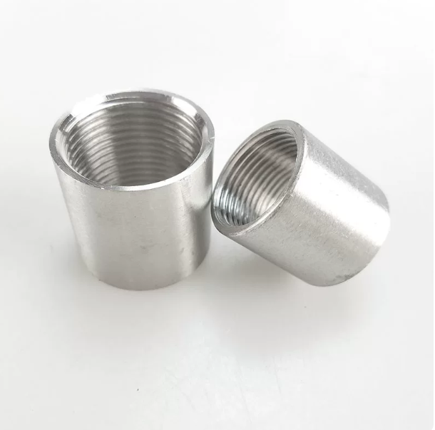 Stainless Steel Pipe Coupling 304 316L Female Threaded Coupling BSP NPT ISO CE SGS Factory Direct