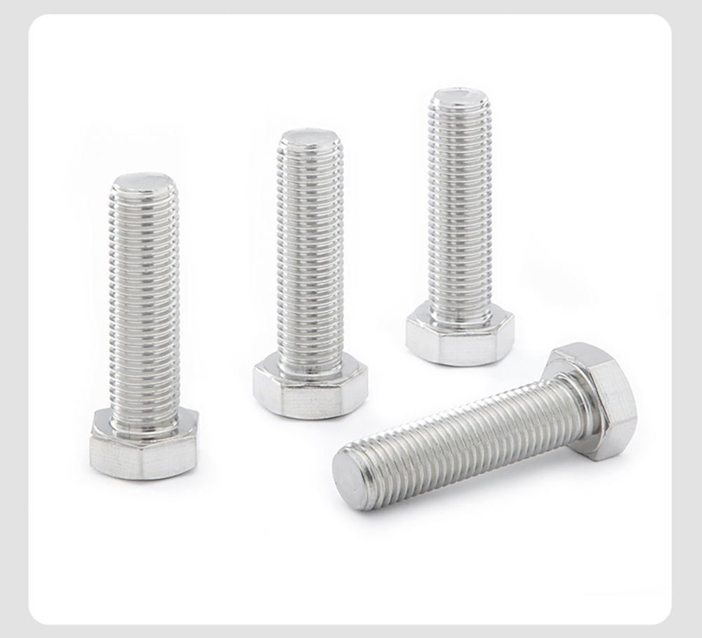 High Tensile Strength Grade Steel External Hexagon Hex Head Bolts Heavy Machinery Fastening DIN931 Industrial Half Thread Bolt