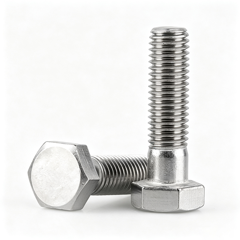 High Tensile Strength Grade Steel External Hexagon Hex Head Bolts Heavy Machinery Fastening DIN931 Industrial Half Thread Bolt