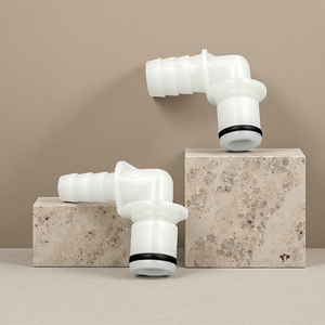 90 Degree Elbow Barbed Quick Coupling Fitting