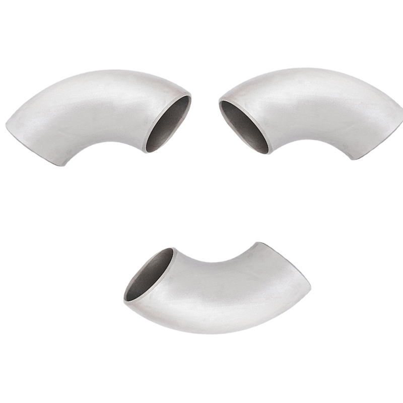 Premium Precision CNC Food Grade Beverage Piping ISO DIN SMS SS304 SS316L Stainless Steel Mirror Polished 90 Degree Elbow