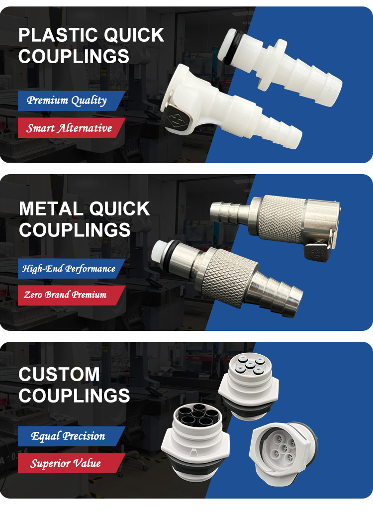 Plastic and Metal Quick Couplings