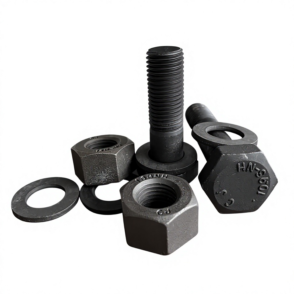 M8x1.25 DIN 933 Class 8.8 & 10.9 Zinc Plated Stainless Steel 304 Full Thread Hex Head Bolts with Washers & Nut Changjin Brand