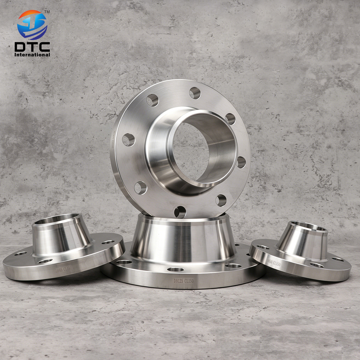 Stainless Steel Weld Neck Flange ASME B16.5 Class 150/300/600 304/316L Forged Painted Corrosion Resistant Pipe Flange Fittings