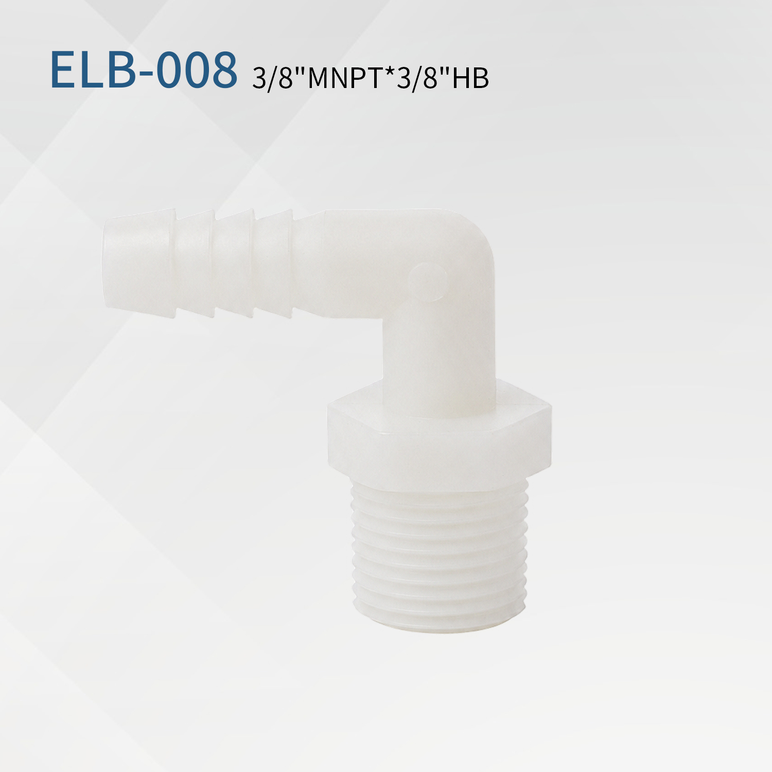 Black Nylon Elbow 3/4NPT Male Thread to 3/4" Hose Connector Threaded Pipe Elbow Barb Fittings