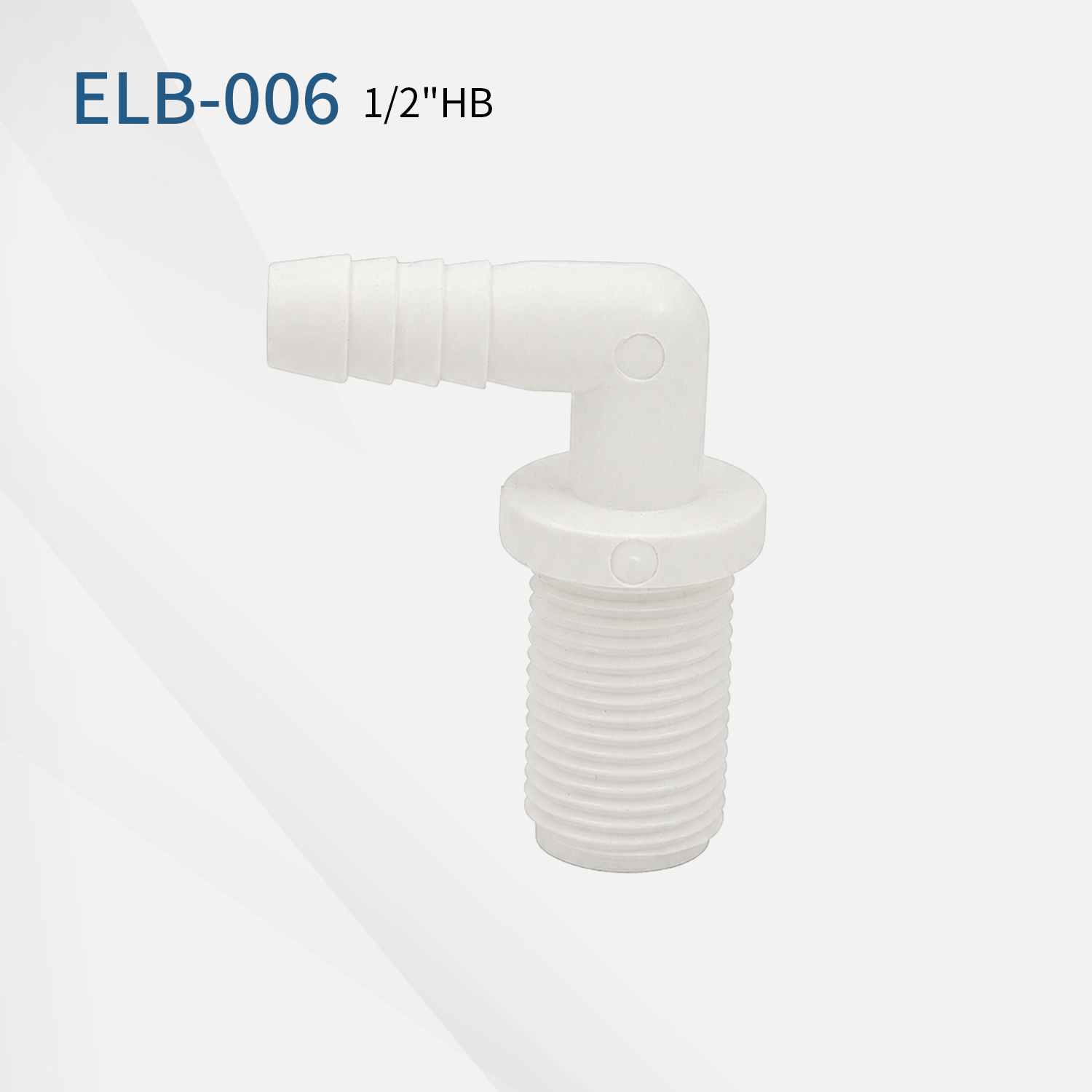 Black Nylon Elbow 3/4NPT Male Thread to 3/4" Hose Connector Threaded Pipe Elbow Barb Fittings