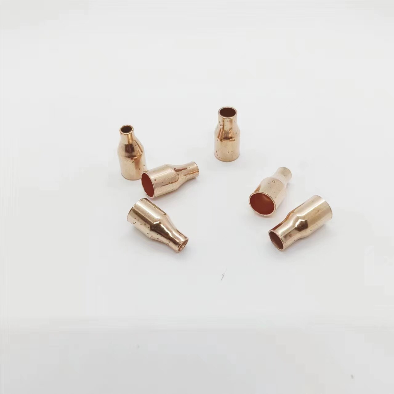 Copper Reducer Coupling Socket Weld High Pressure Chemical/Corrosion/UV Resistant Refrigeration Grade Pipe Fitting Polished
