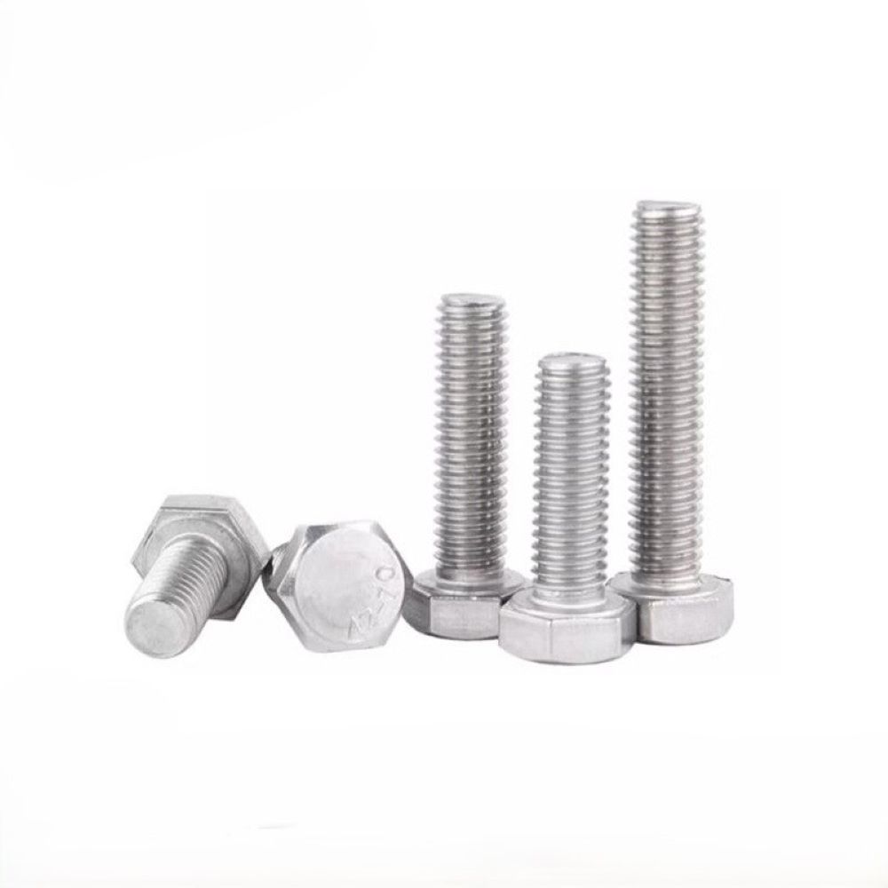 Stainless Steel Long Heavy DIN933 Hex Bolt M4-M20 Plain Finish