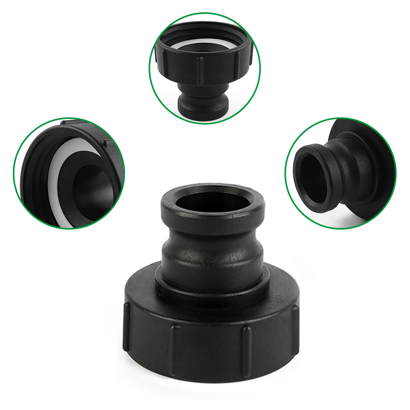 HT Coupling IBC Tank Connector to Adapt a S60x6 and S100x8 Male Thread