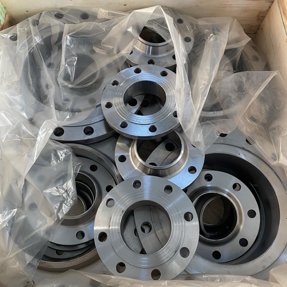 ASME B16.5 Class 150 300 A105 Carbon Steel Weld Neck Flange WN RF Forged Pipe Flange