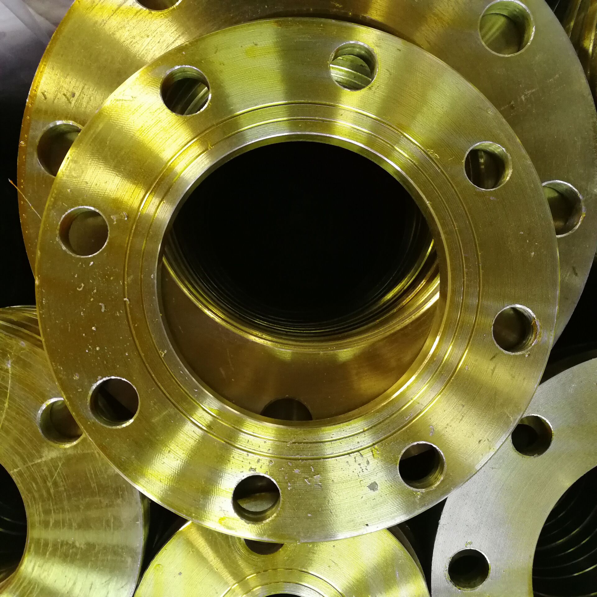 FF JIS 5K 10K YELLOW PAINTED PLATE FLANGE