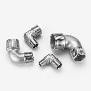 SS304 BSP NPT Female Threaded Elbow Plumbing Pipe Fittings