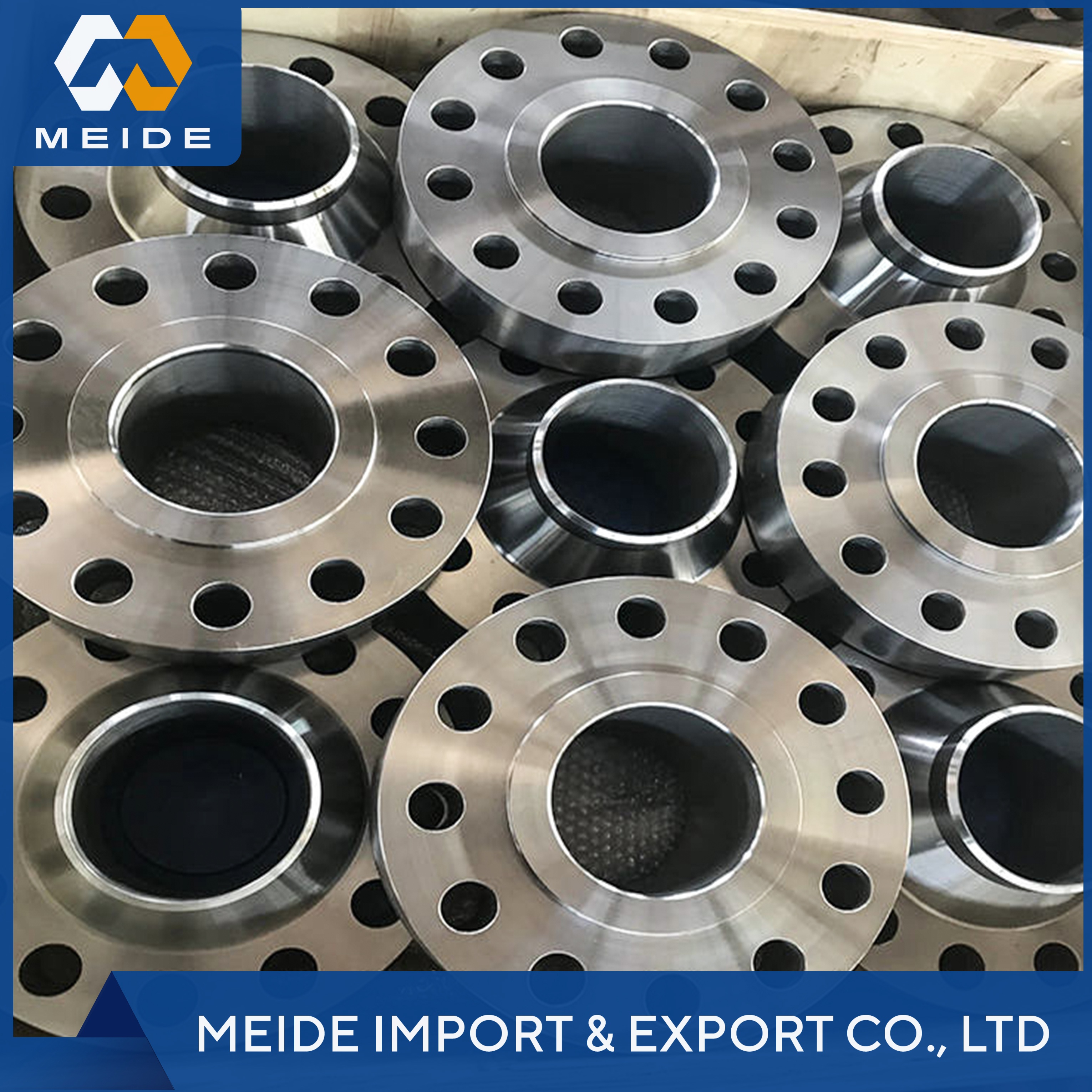 Flange A105 Carbon Steel Forged Pipe Flange Pn10 Pn16 Pn25 150lb 300lb 600lb Threaded/Loose/Flat/Anchor Flange