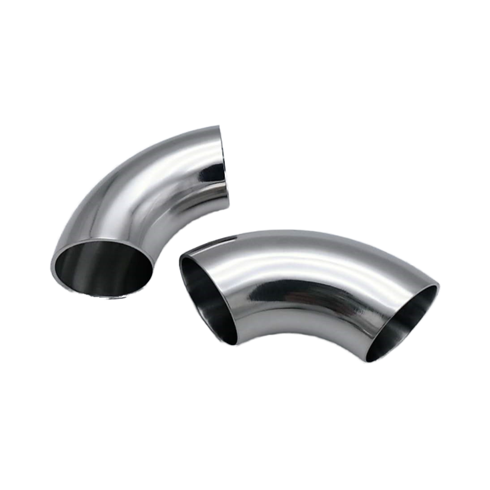 Manufacturer's Stainless Steel 304 Sanitary Grade Welded Mirror Polished Food Grade Elbow
