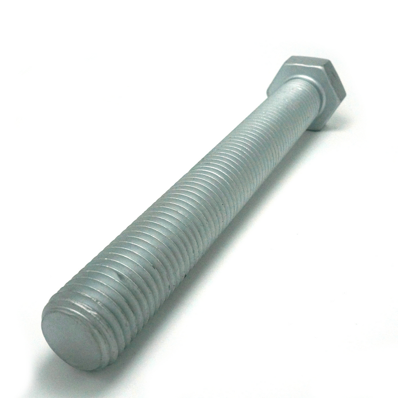 Galvanized/Plain Steel Hex Bolts DIN933 M4-M24 8.8 Grade for Door & Roof Applications