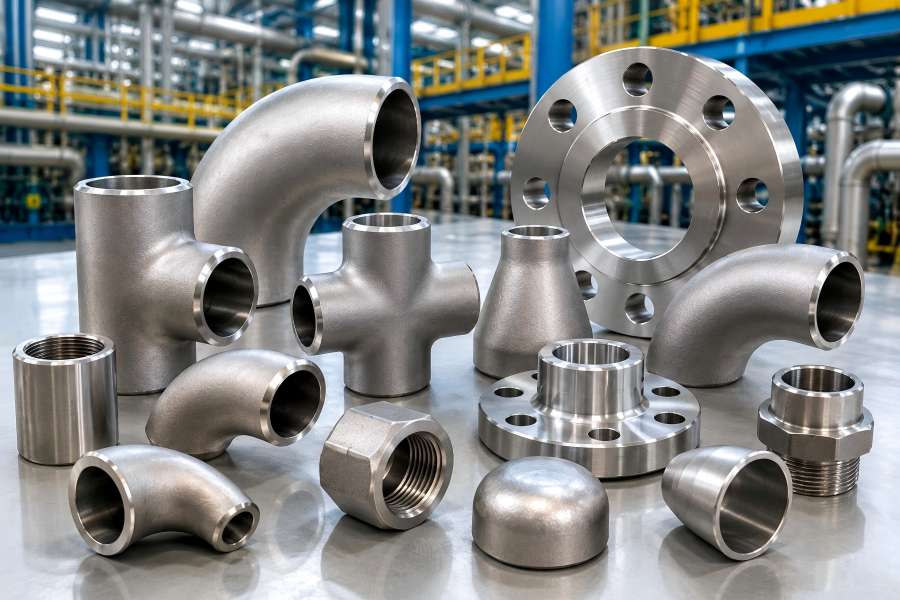 304 316L Stainless Steel Threaded Half Coupling Pipe Fitting for Industrial Piping