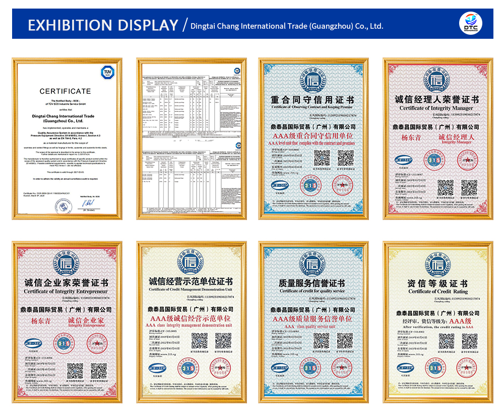Certifications and Quality Qualifications