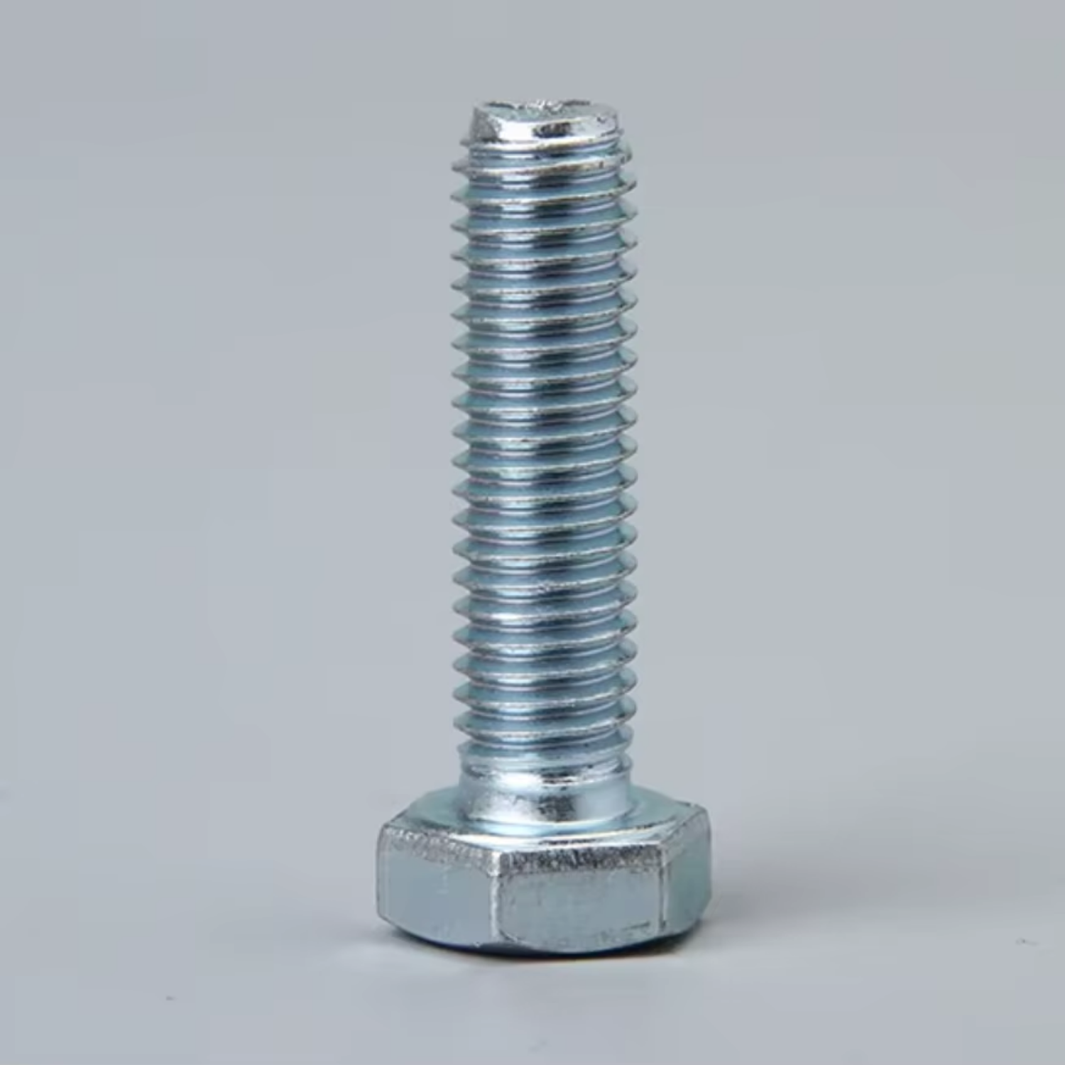 Zinc Plated Grade 8.8 Alloy Steel Hex Head Bolts Fasteners High Strength for General Industry Construction