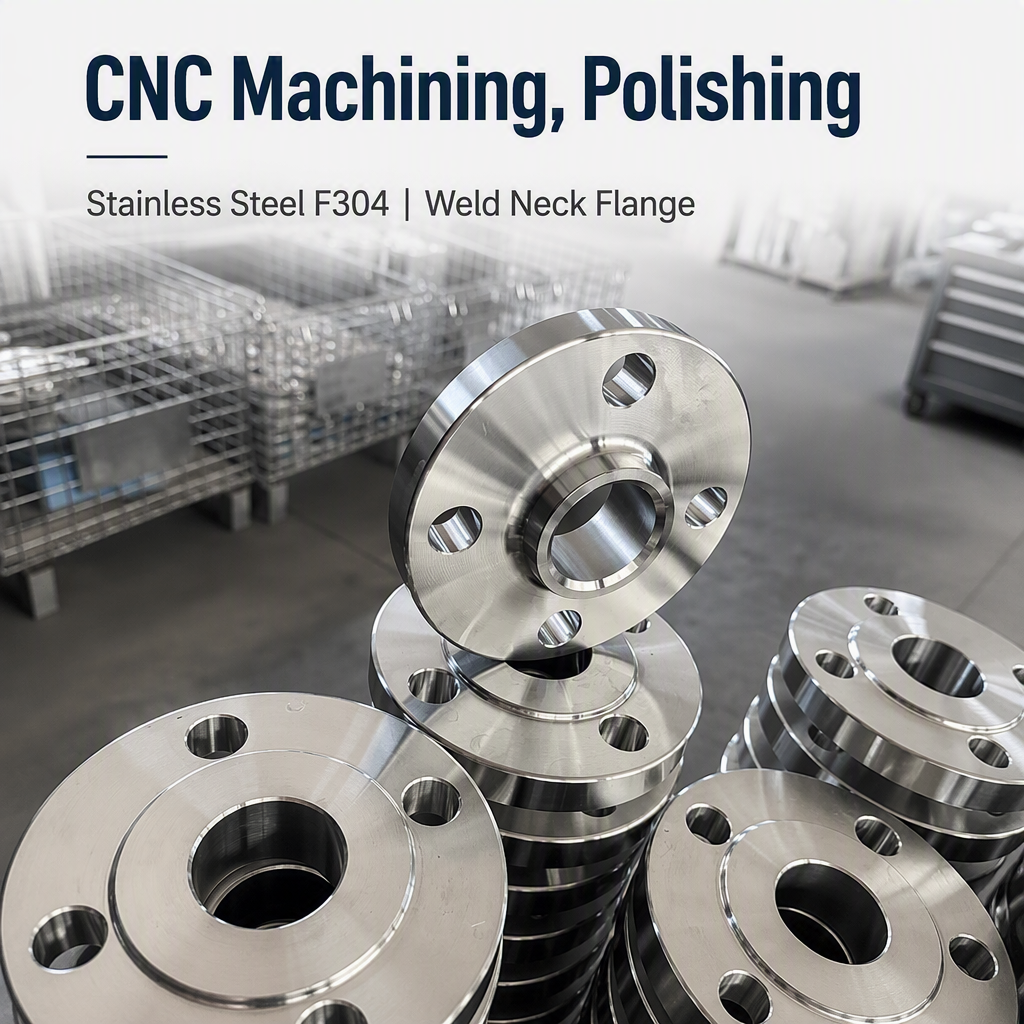 Stainless Steel Weld Neck Flange DN40 RF ANSI B16.5 Class 150 Pipeline Connection
