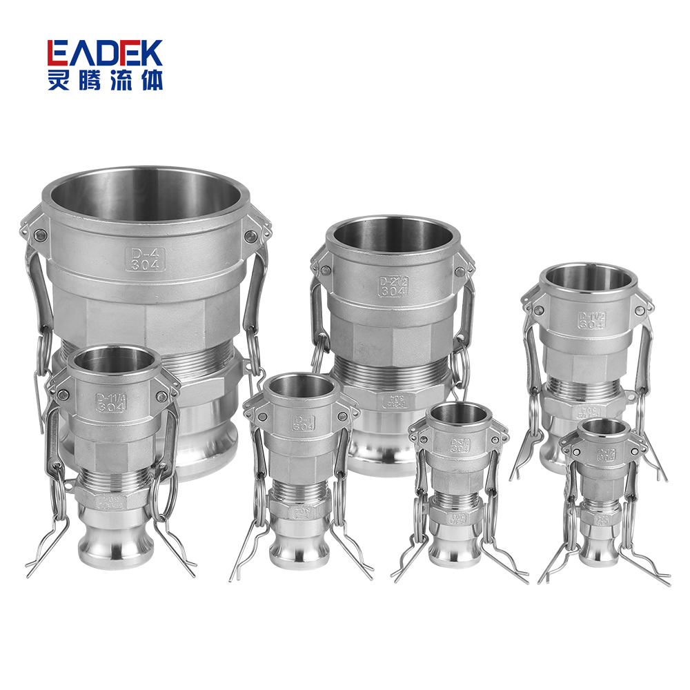 Factory Price Type a B C D E F DC DP Stainless Steel Male Female Threaded Camlock Quick Coupling