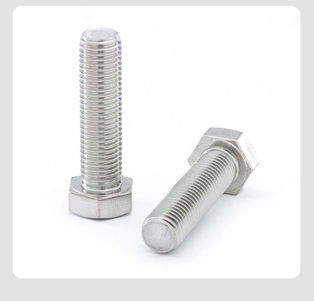 High Tensile Strength Grade Steel External Hexagon Hex Head Bolts Heavy Machinery Fastening DIN931 Industrial Half Thread Bolt