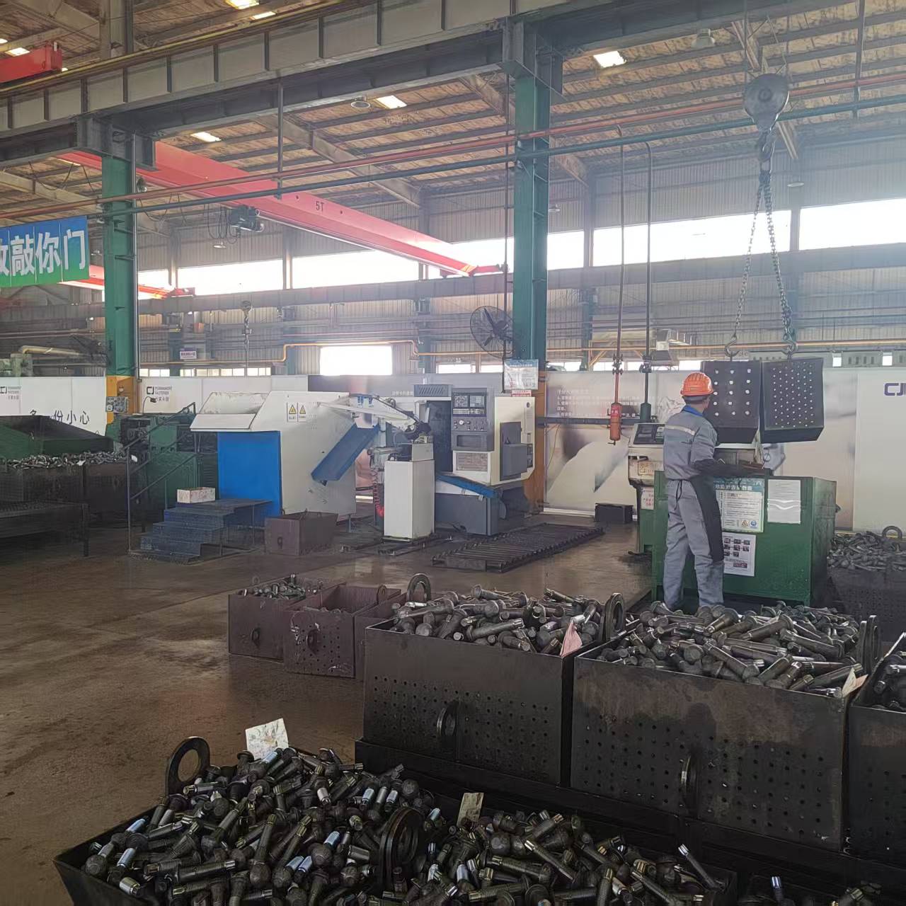 M8x1.25 DIN 933 Class 8.8 & 10.9 Zinc Plated Stainless Steel 304 Full Thread Hex Head Bolts with Washers & Nut Changjin Brand
