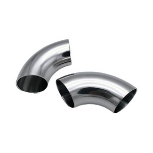 Manufacturer Stainless Steel 304 Sanitary Grade Welded Mirror Polished Food Grade Elbow