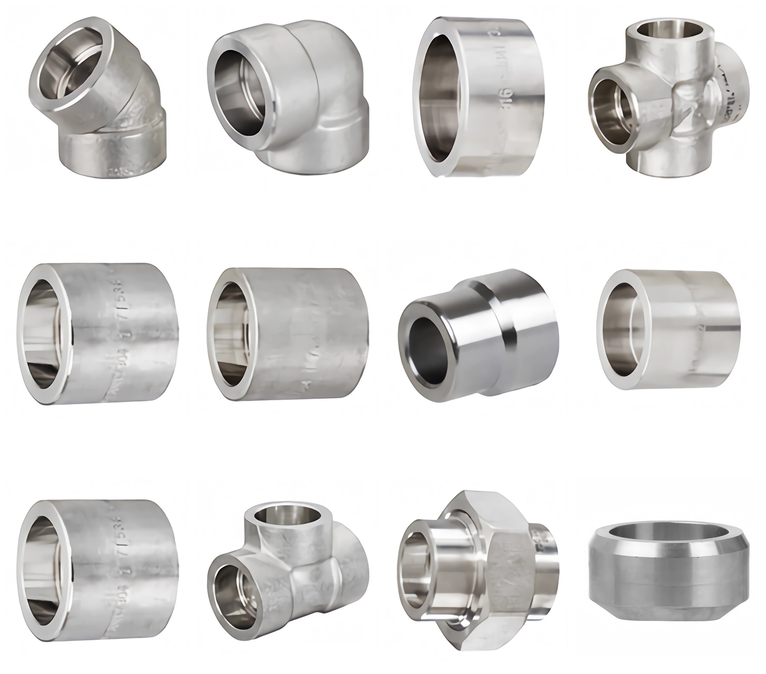 304 316L Stainless Steel Socket Weld Half Coupling Pipe Fitting for Industrial Piping