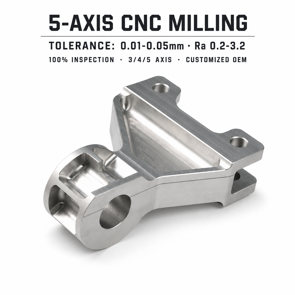 Precision CNC Milling Parts With Tapping And Threading Service For Threaded Metal Fittings Per Customer Drawings