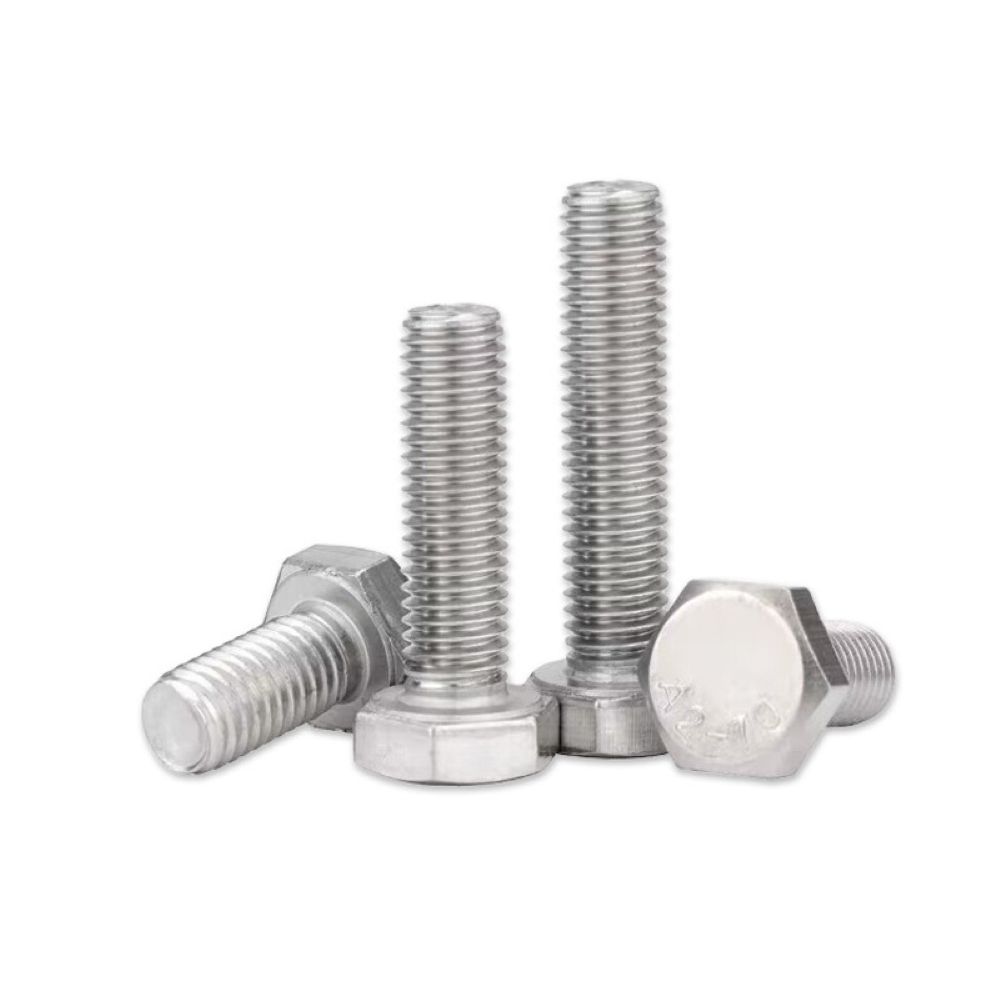 Stainless Steel Long Heavy DIN933 Hex Bolt M4-M20 Plain Finish