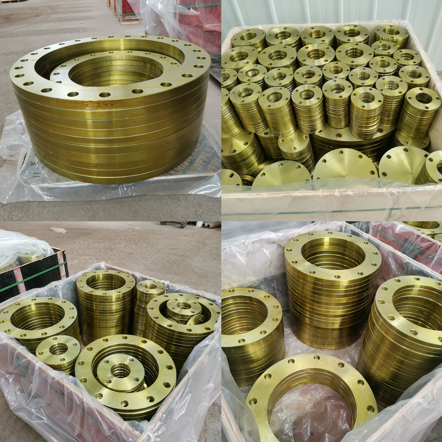 FF JIS 5K 10K YELLOW PAINTED PLATE FLANGE