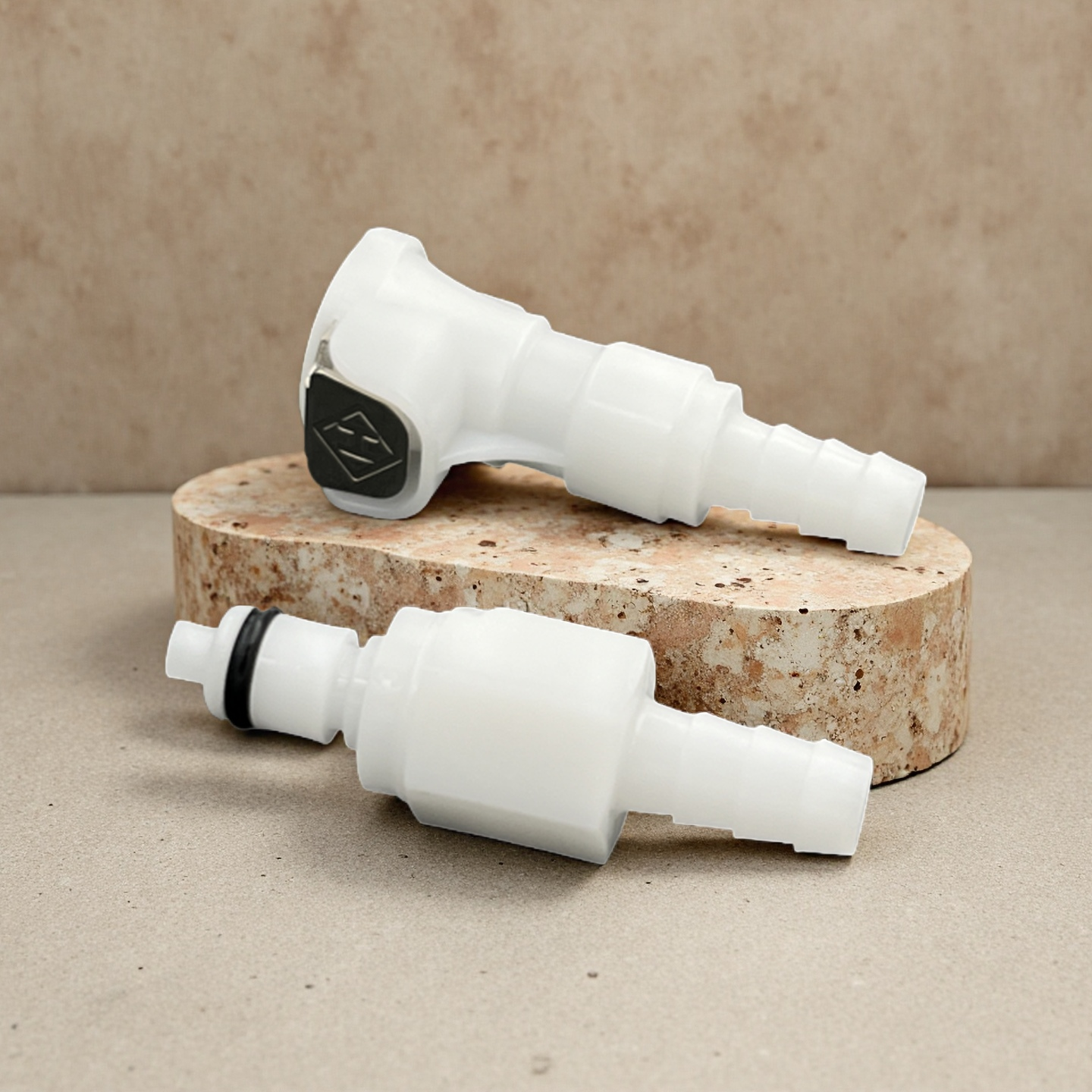 1/4'' 1/8'' 3/8'' 90 Degree Elbow Barbed Tube Fitting In-line Quick Coupling Male Insert POM Up To 120psi Liquids Pipe Fittings