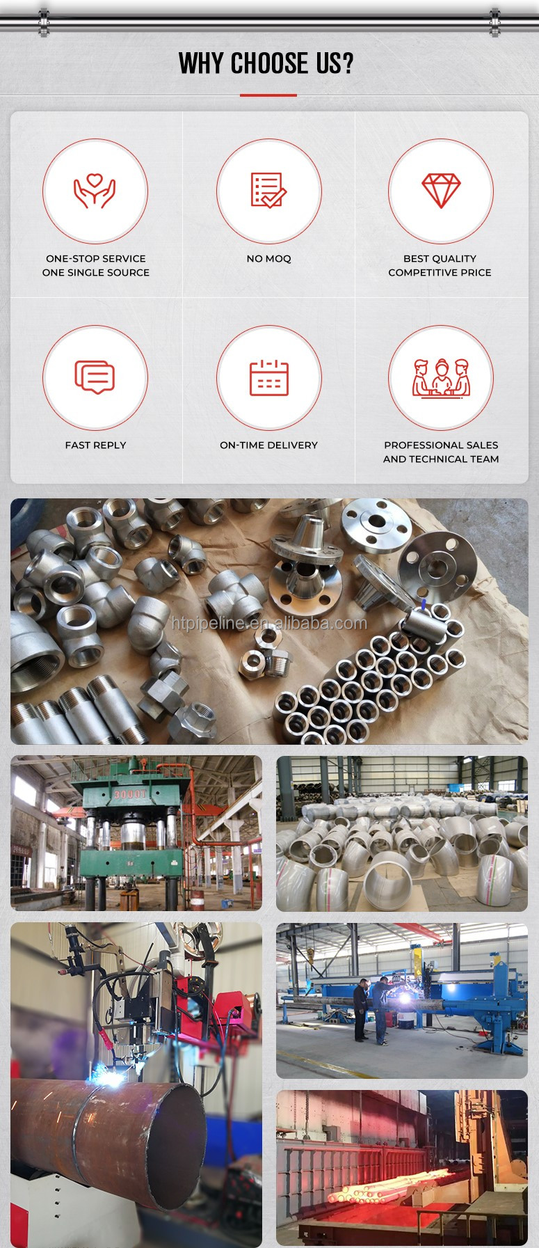 Forged Pipe Fittings Stock and Inventory