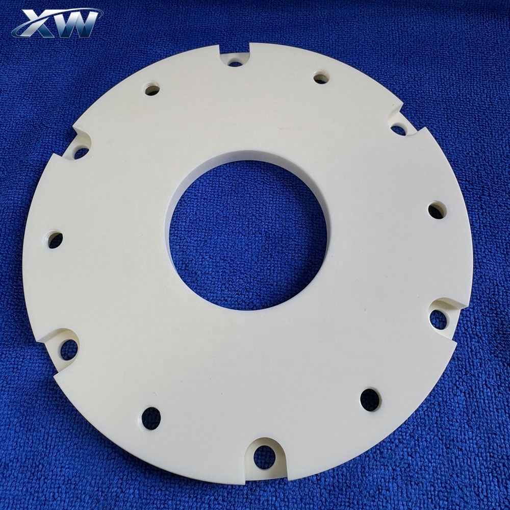 Alumina Ceramic Flange Plate Perforated Ceramic Flange Multi-hole Ceramic Mounting Ring Alumina Ceramic Flange Gasket