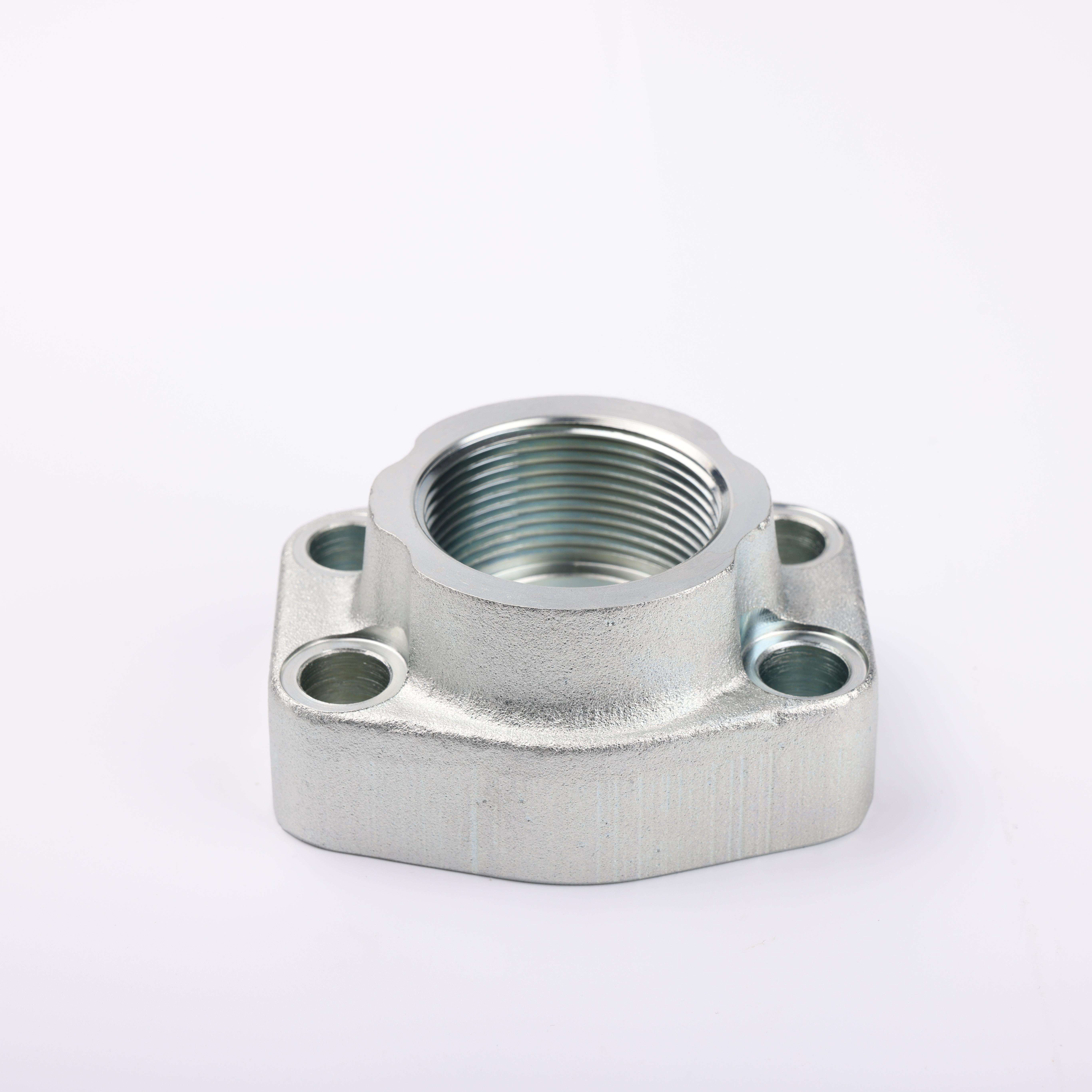 High Pressure SAE J518 Hydraulic Flange AFE302G G Thread Type CNC Machined Alloy Corrosion Resistant Yiming for 3000PSI 6000PSI