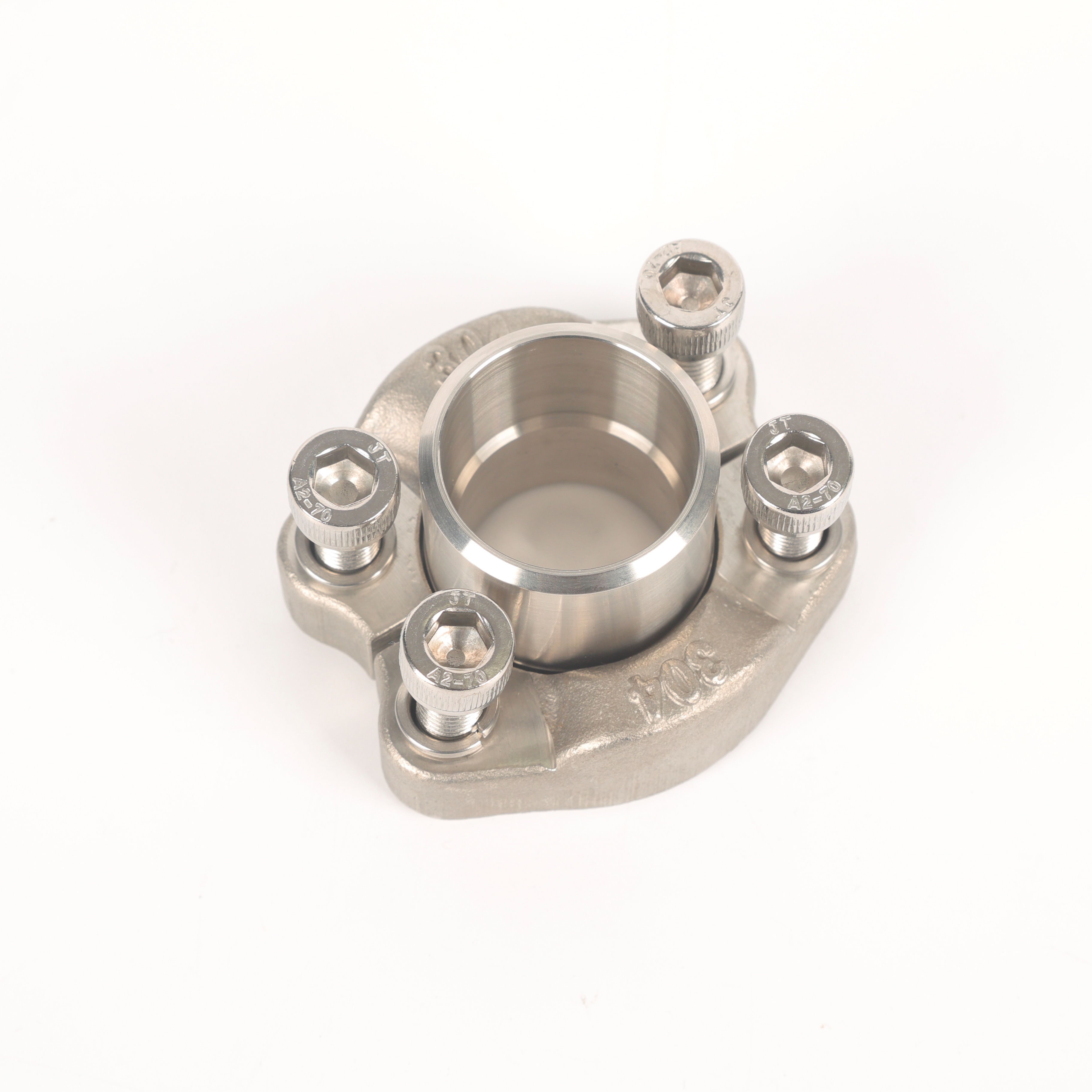 High Quality Brand New Yiming AFA304 Polished Stainless Steel Hydraulic Split Flange Precision Weld Neck Flange Customization