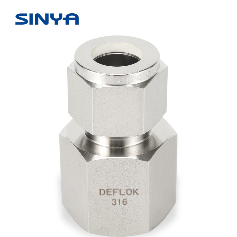 Female Connector Fitting Thread Connector Female NPT Fitting Compression Instrumentation Lok Fittings Manufacturer