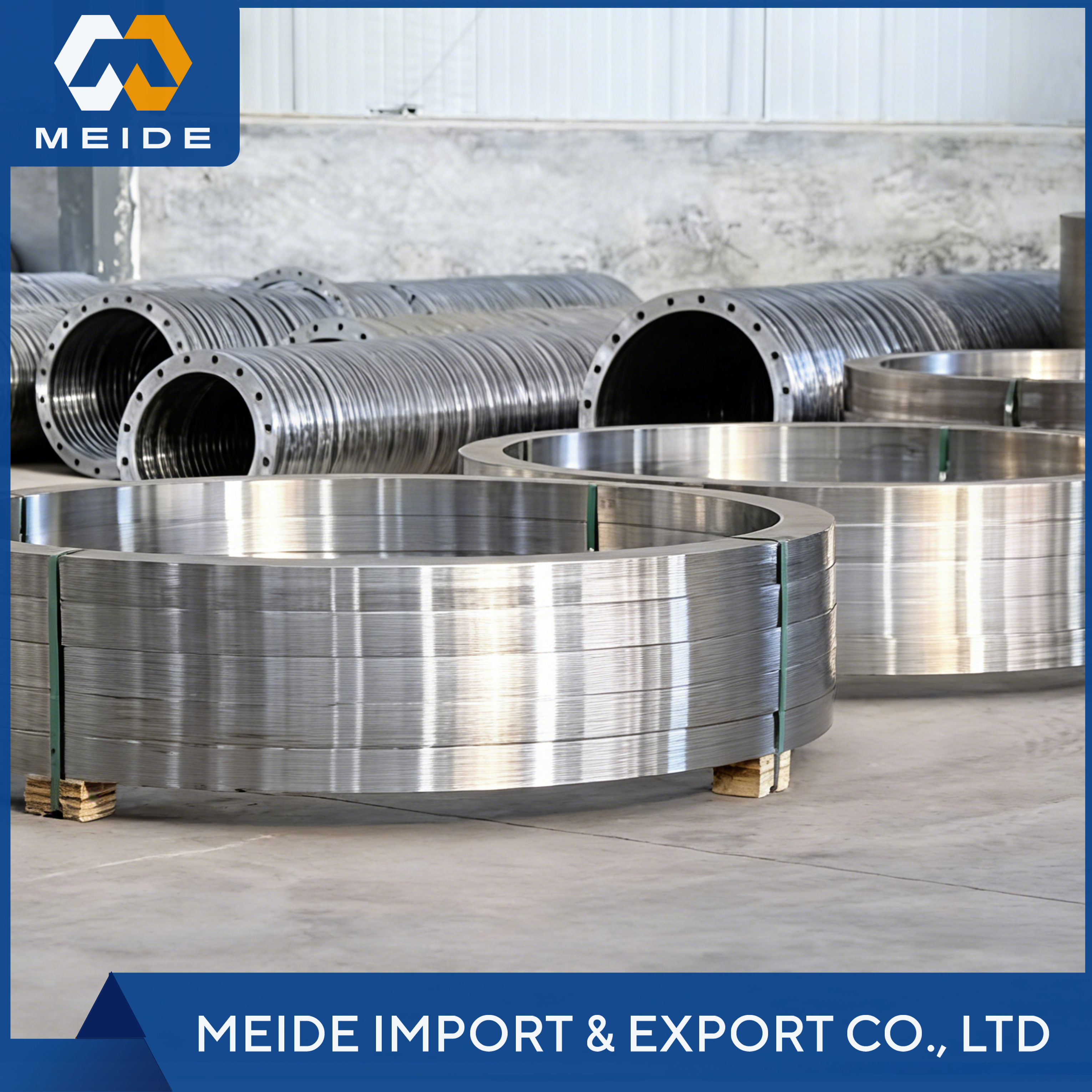 Factory Direct Hot Forged Stainless Steel Ring, S355NL, C22, 16Mn, 20Mn, 42CrMo, F304 Flange With CNC Machining Forging Flange