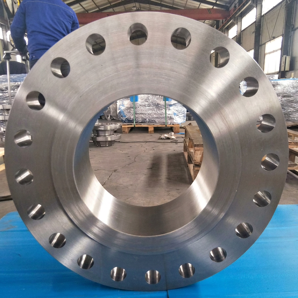 Carbon Steel A105 Weld Neck Flange ANSI B16.5 Class 300 RF Pipeline Flange for Power Industry