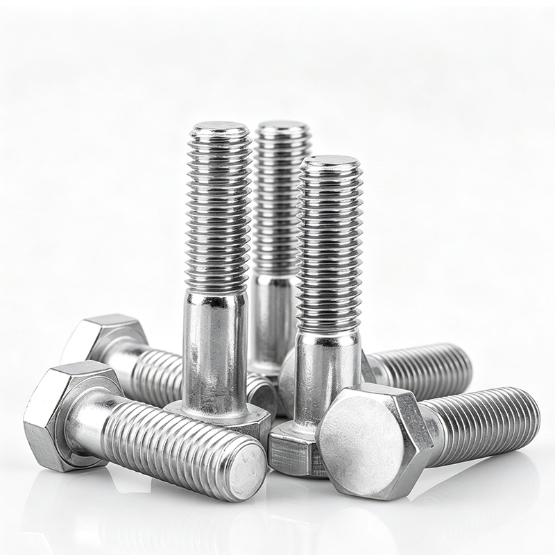 High Tensile Strength Grade Steel External Hexagon Hex Head Bolts Heavy Machinery Fastening DIN931 Industrial Half Thread Bolt