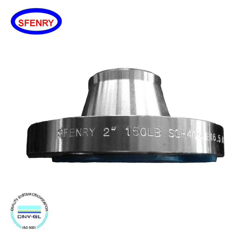 For Forged CNC ASME B16.5 Class 150/300/600 SCH STD RF Stainless Steel Weld Neck Flange 1/2"--24"