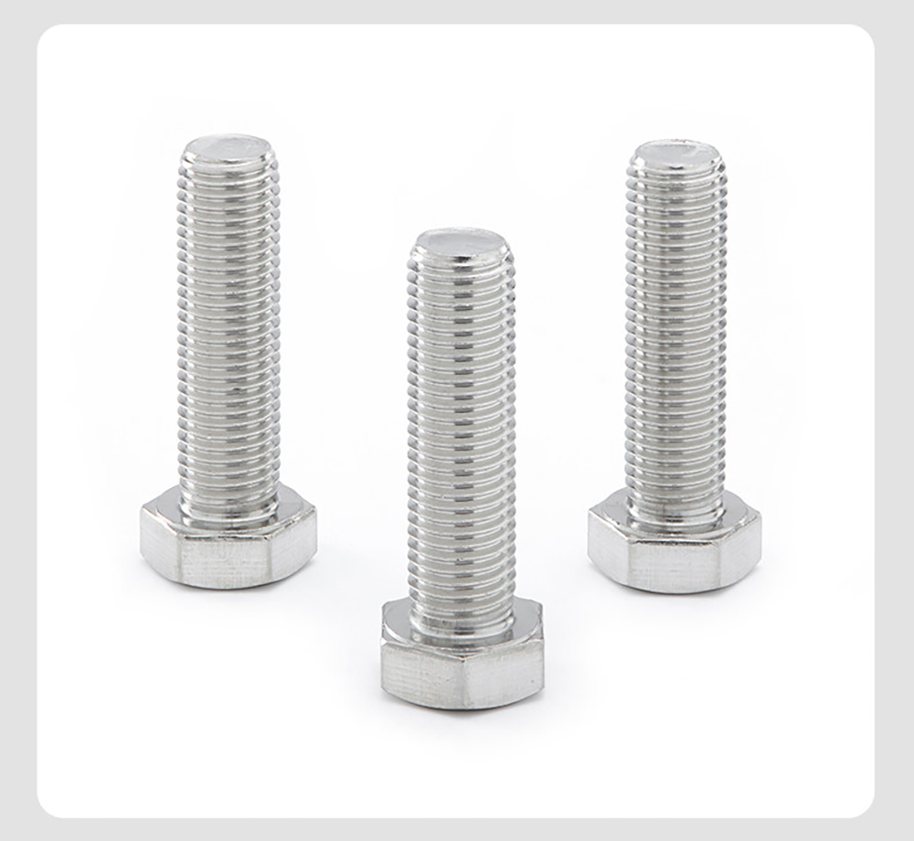 High Tensile Strength Grade Steel External Hexagon Hex Head Bolts Heavy Machinery Fastening DIN931 Industrial Half Thread Bolt