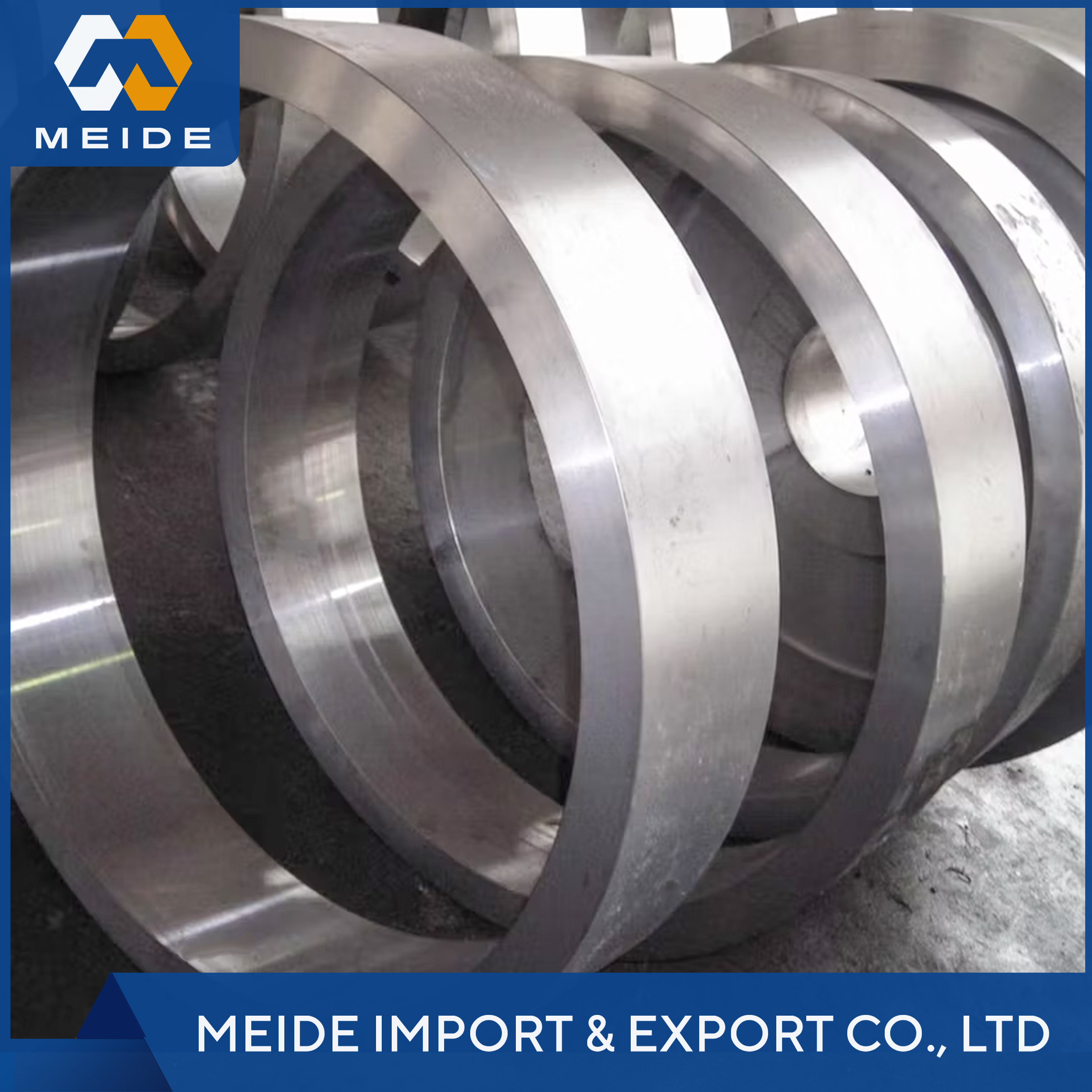 Factory Direct Hot Forged Stainless Steel Ring, S355NL, C22, 16Mn, 20Mn, 42CrMo, F304 Flange With CNC Machining Forging Flange
