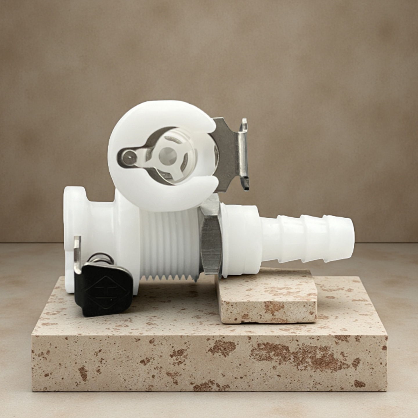 1/8 Flow Size Panel Mount Valved Socket