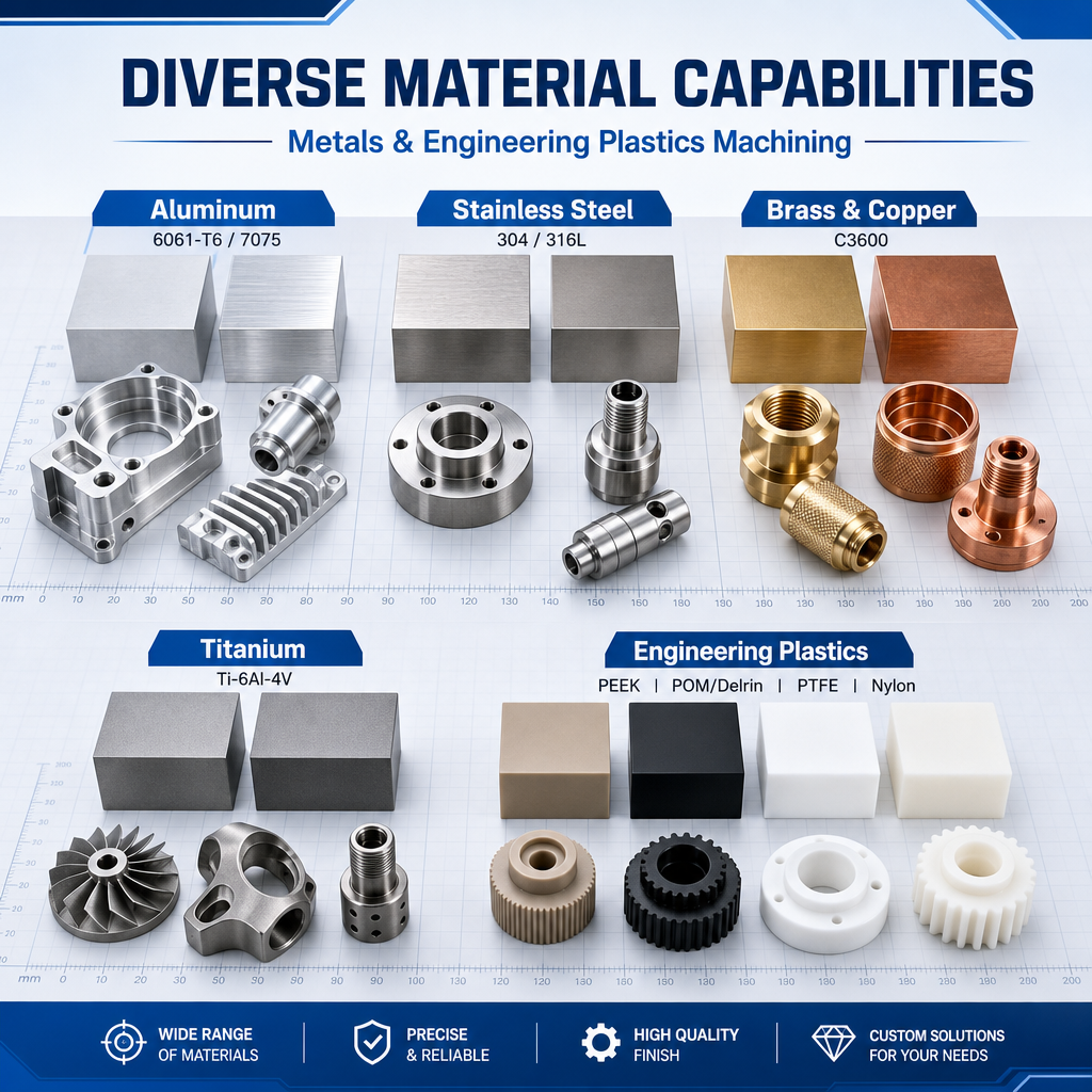 Precision CNC Milling Parts With Tapping And Threading Service For Threaded Metal Fittings Per Customer Drawings