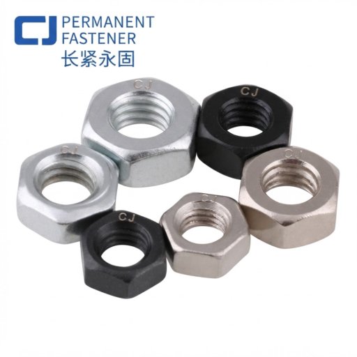 M8x1.25 DIN 933 Class 8.8 &amp; 10.9 Zinc Plated Stainless Steel 304 Full Thread Hex Head Bolts with Washers &amp; Nut Changjin Brand