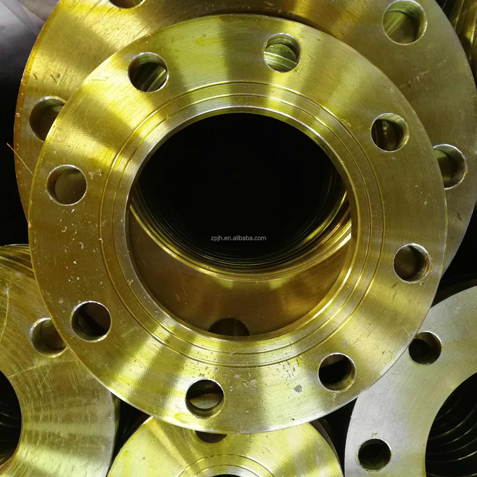 Steel Pipe Flange Detail View