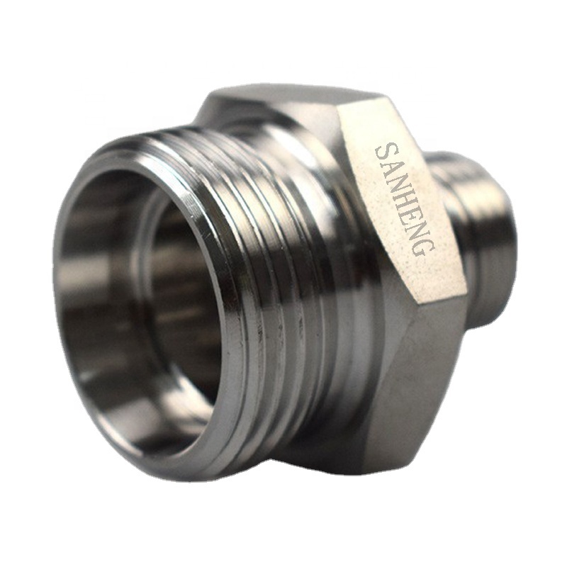 Sanheng Hydraulic Stainless Steel Thread Connectors Tube Adapters